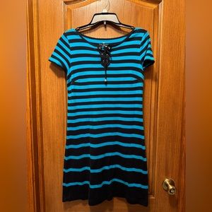 Blue and Black Talbots Dress